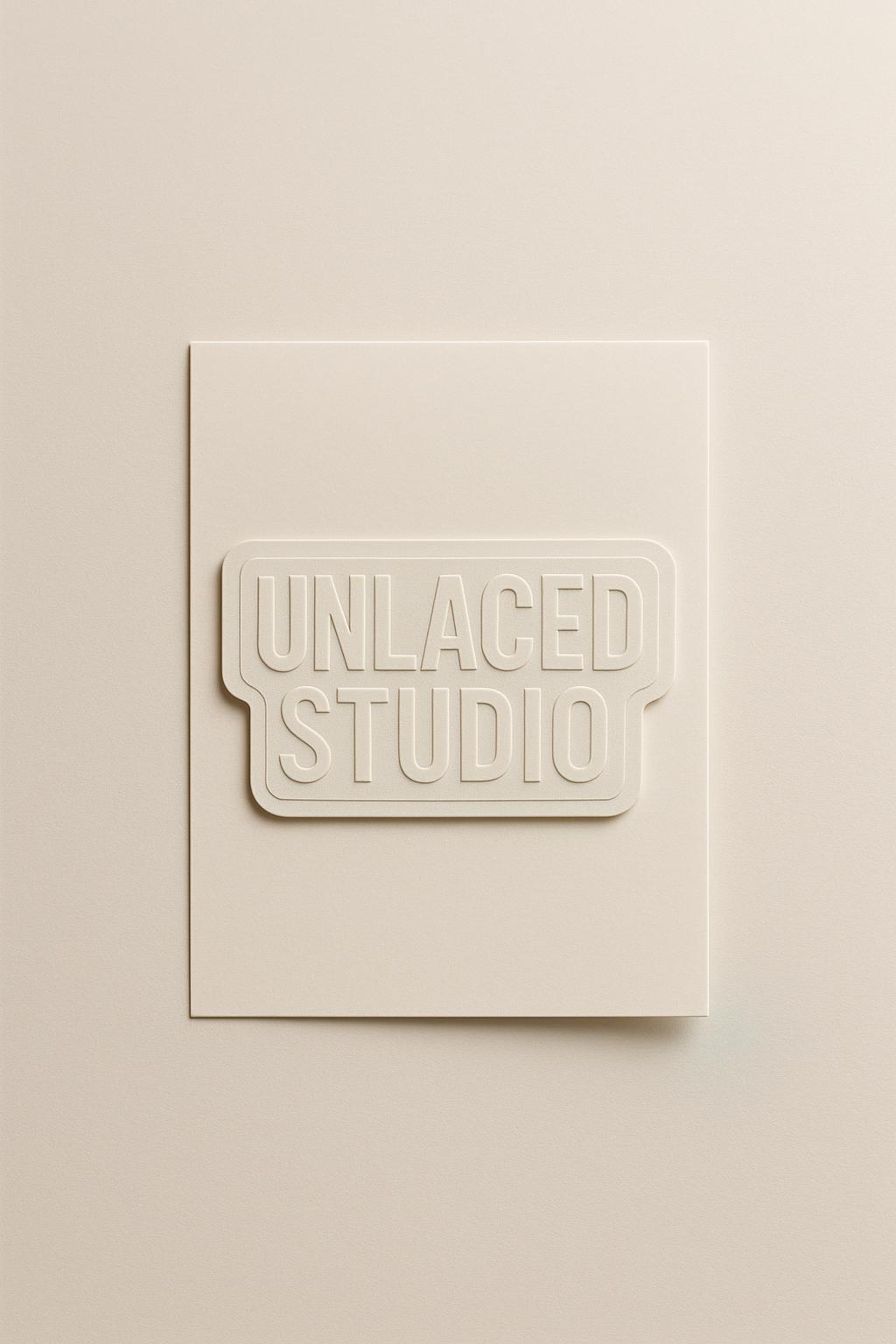 Studio Sticker — Bone